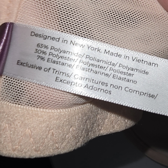 NWOT Adore Me Marella Contour Plus Demi Lace Peachy Beige Lined Size 44D 44 D - Picture 6 of 9
